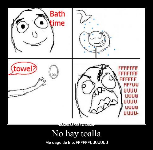 No hay toalla -