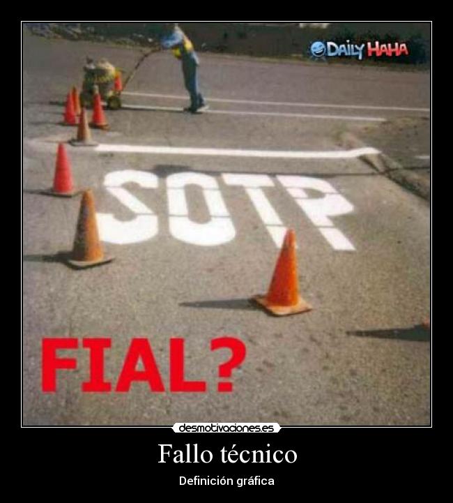 Fallo técnico -