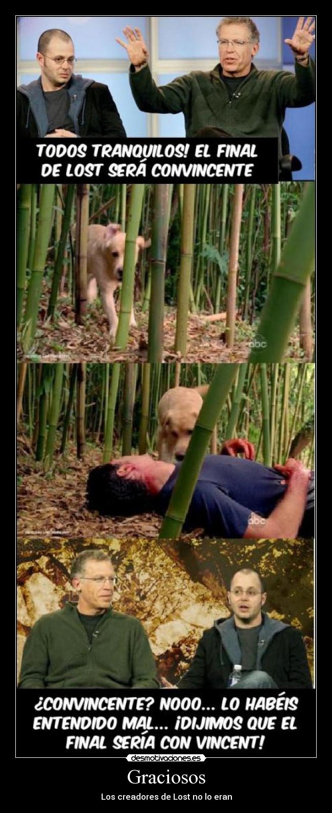 Graciosos - Los creadores de Lost no lo eran