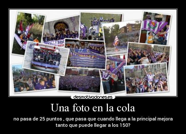 Una foto en la cola - 