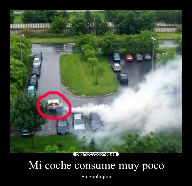 Mi coche consume muy poco - Es ecologico