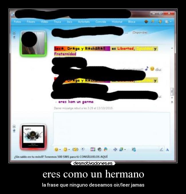 carteles hermano desmotivaciones