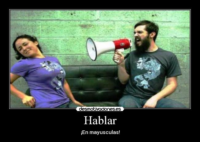 Hablar -