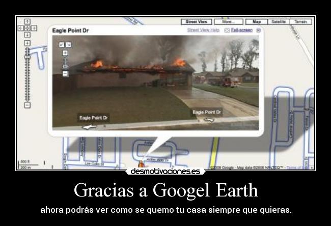 Gracias a Googel Earth - 
