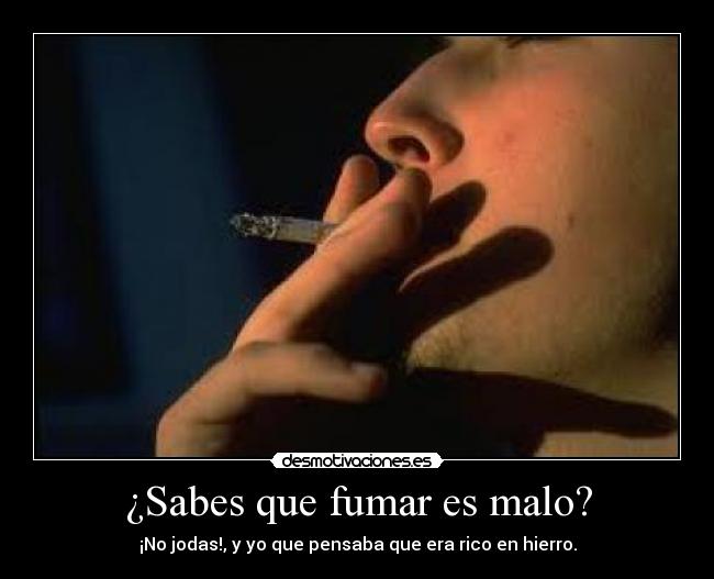 carteles fumar desmotivaciones