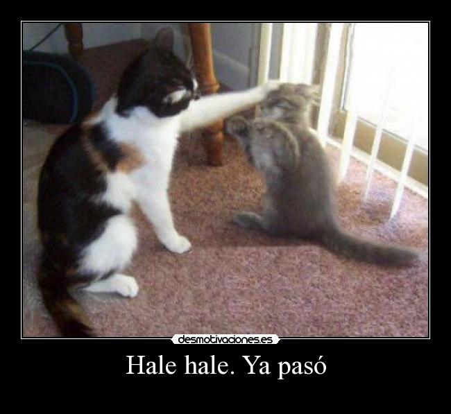 Hale hale. Ya pasó - 