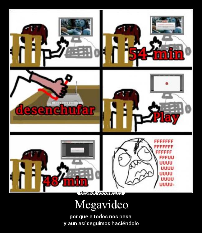 Megavideo - por que a todos nos pasa 
y aun así seguimos haciéndolo