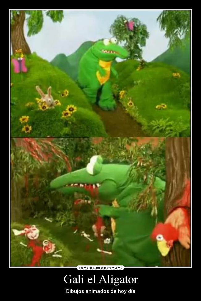 Gali el Aligator - Dibujos animados de hoy día