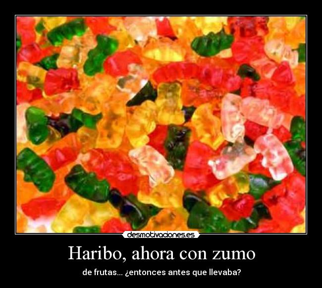 Haribo, ahora con zumo - 