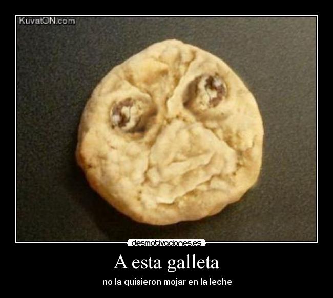 A esta galleta -
