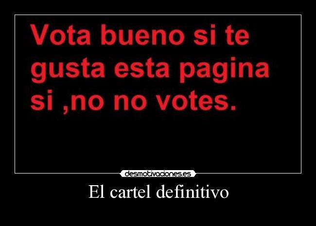 carteles votar carel desmotivaciones