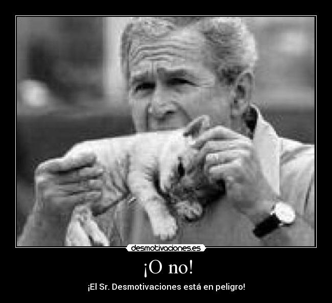 ¡O no! - ¡El Sr. Desmotivaciones está en peligro!