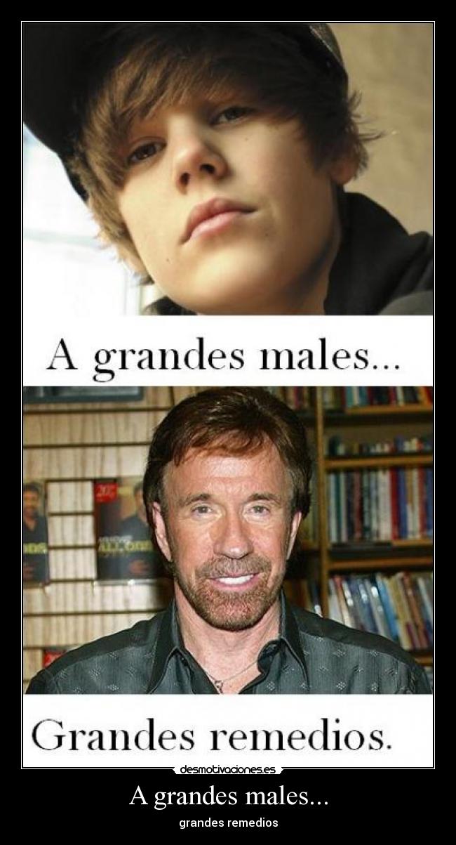 A grandes males... - 