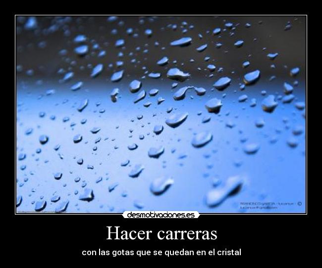 Hacer carreras -