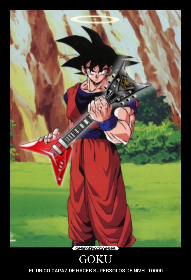 GOKU - EL UNICO CAPAZ DE HACER SUPERSOLOS DE NIVEL 10000