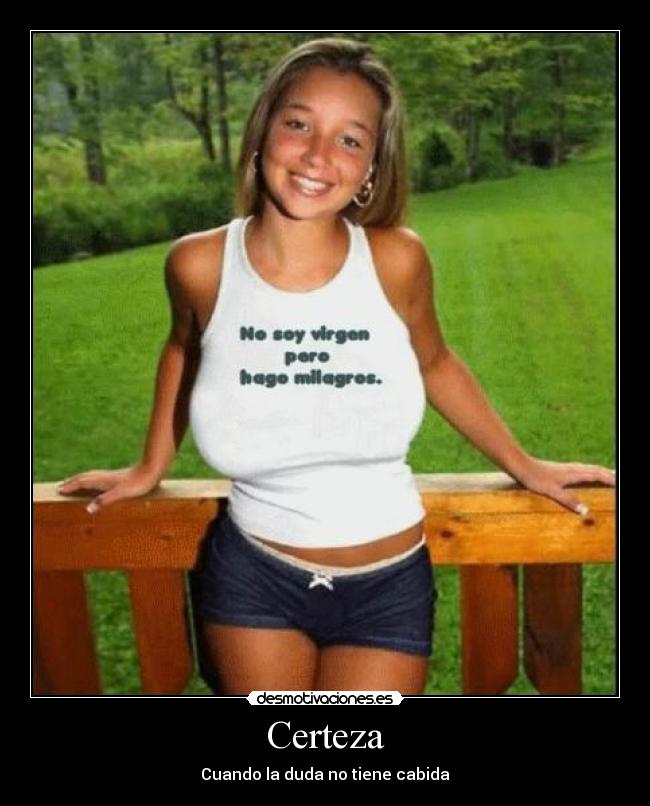 Certeza - Cuando la duda no tiene cabida