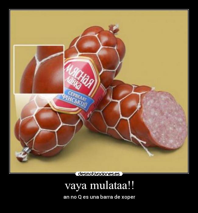 vaya mulataa!! - an no Q es una barra de xoper