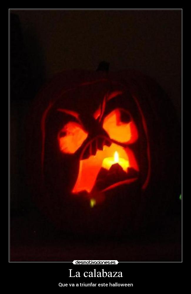 carteles calabaza halloween desmotivaciones