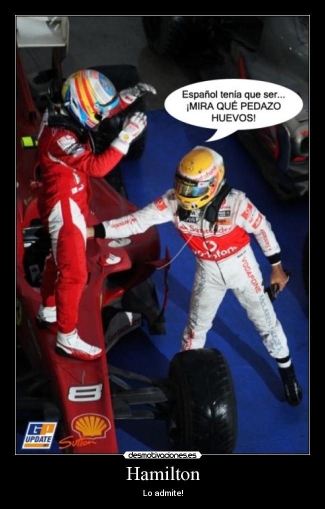 Hamilton - Lo admite!