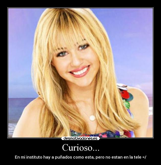 Curioso... - En mi instituto hay a puñados como esta, pero no estan en la tele =/