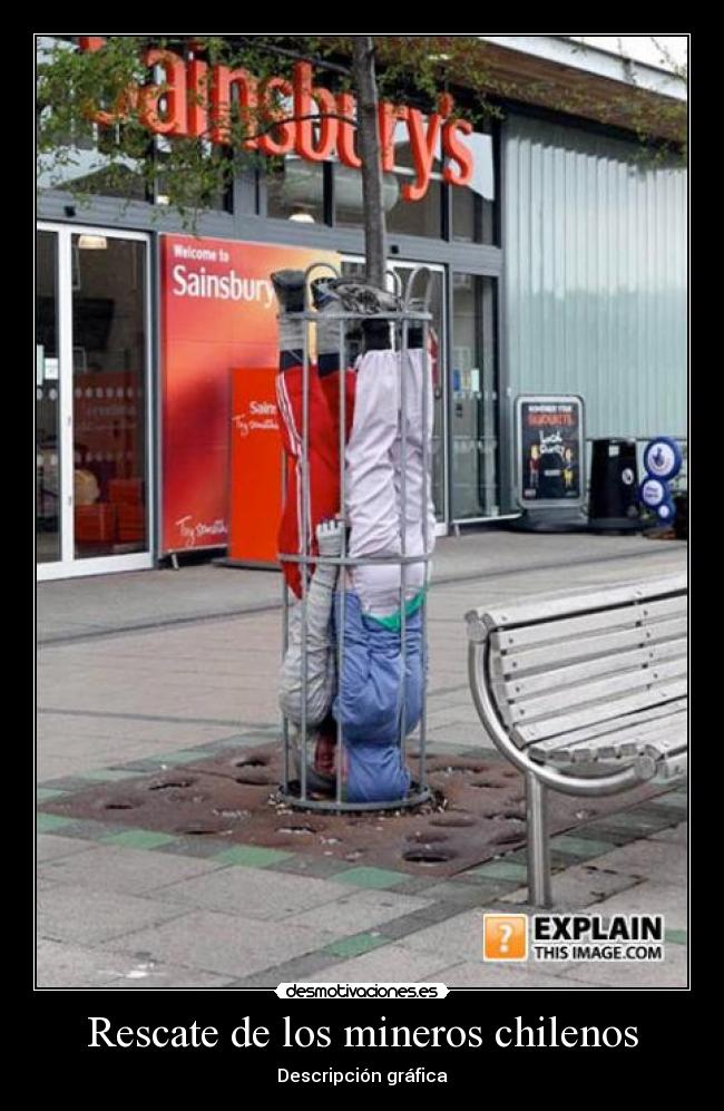 Rescate de los mineros chilenos - Descripción gráfica