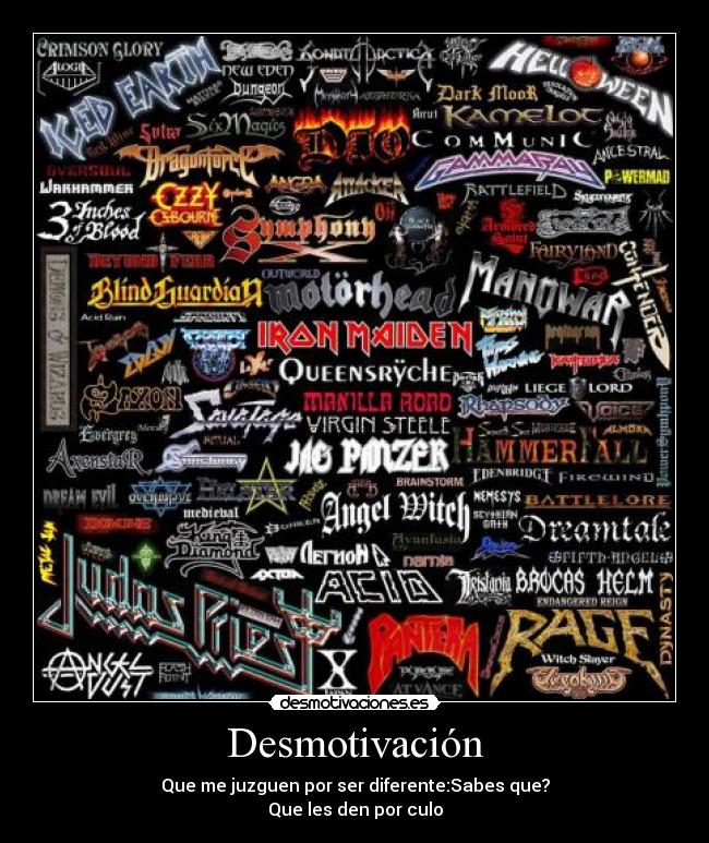 carteles heavy metallllllll desmotivaciones