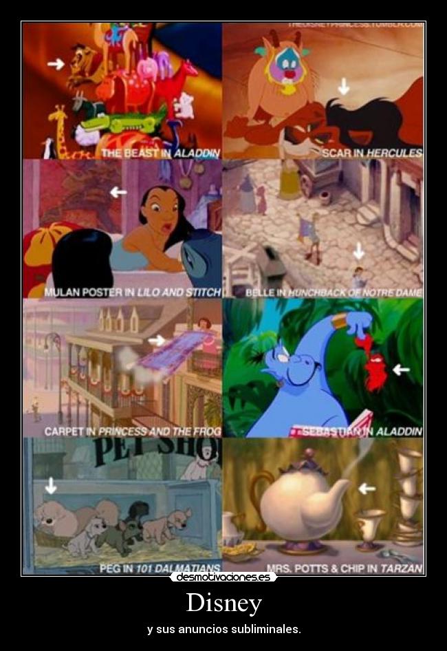 Disney - y sus anuncios subliminales.