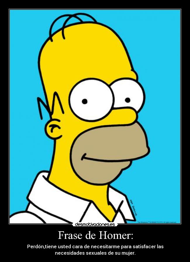 Frase de Homer: - 