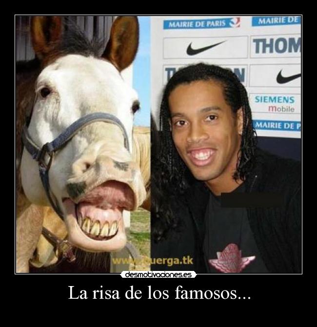 La risa de los famosos... -