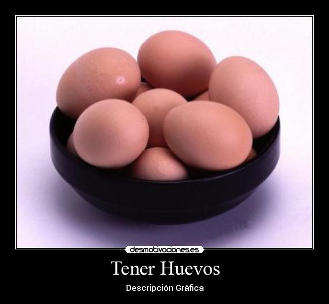 Tener Huevos - Descripción Gráfica