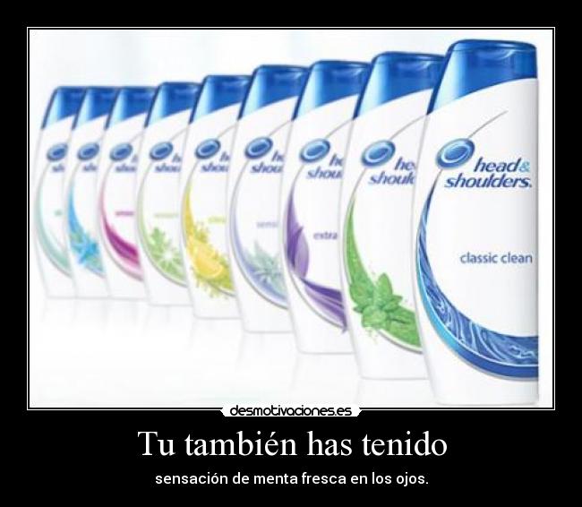 Tu también has tenido -