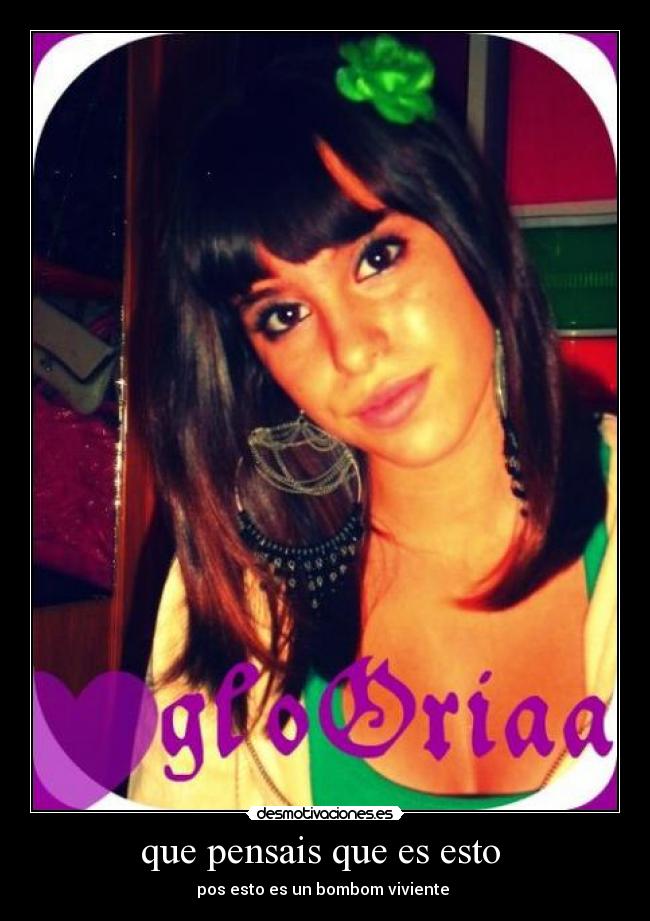 que pensais que es esto - pos esto es un bombom viviente