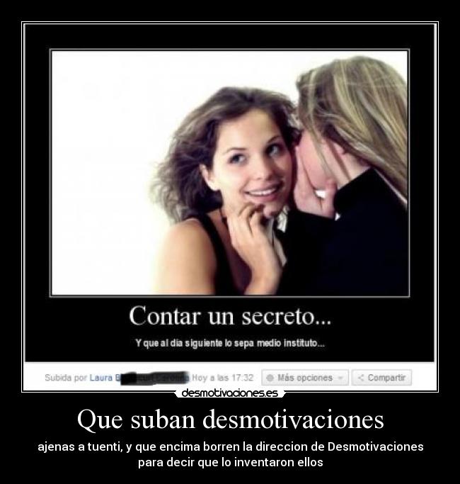 Que suban desmotivaciones -