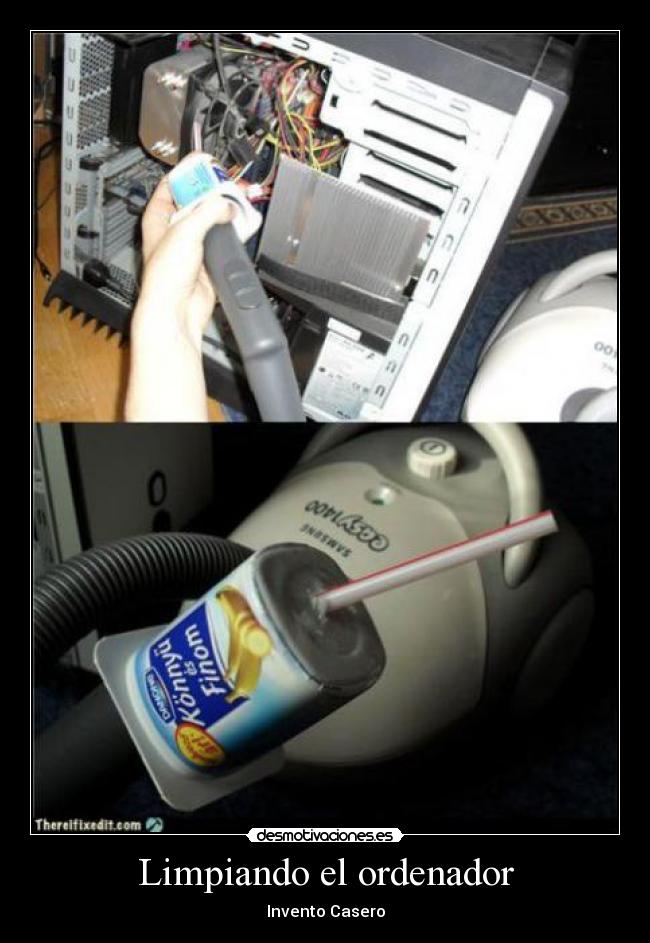 Limpiando el ordenador -