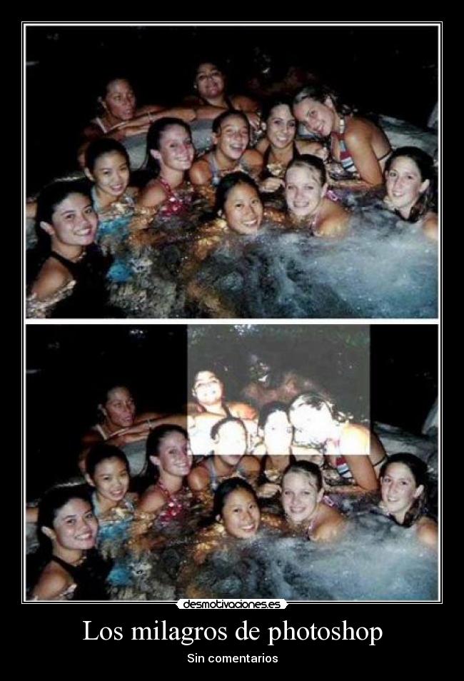 Los milagros de photoshop - Sin comentarios