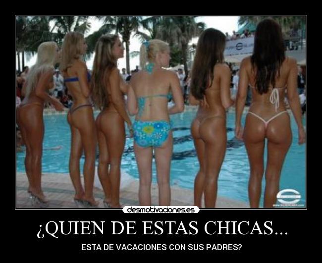 carteles chicas vacaciones padres desmotivaciones