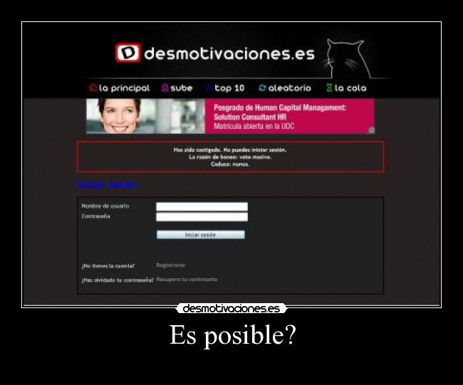 Es posible? - 