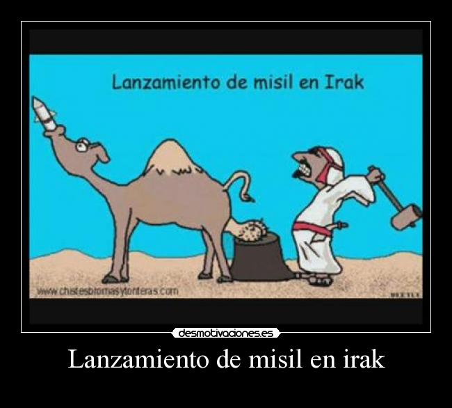 Lanzamiento de misil en irak - 