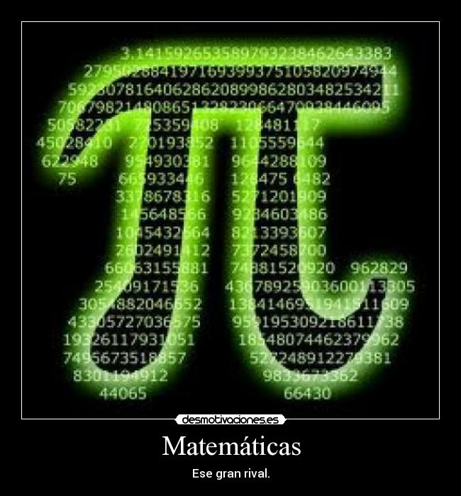 Matemáticas -
