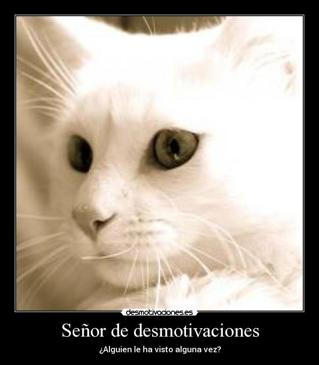 Señor de desmotivaciones - 