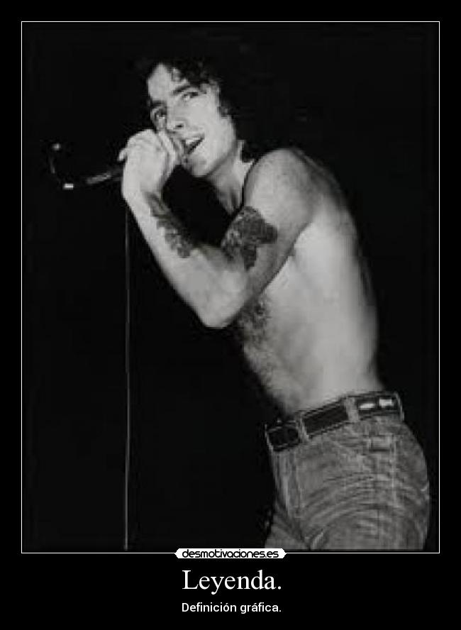 carteles bon scott por algun analfabeto sabe desmotivaciones