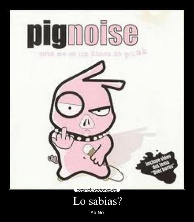 Lo sabias? - Yo No
