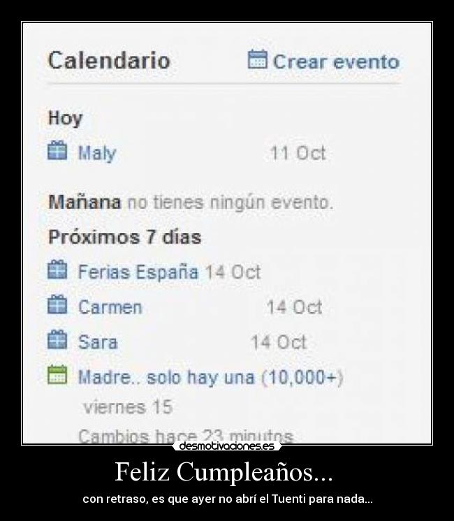 Feliz Cumpleaños... -
