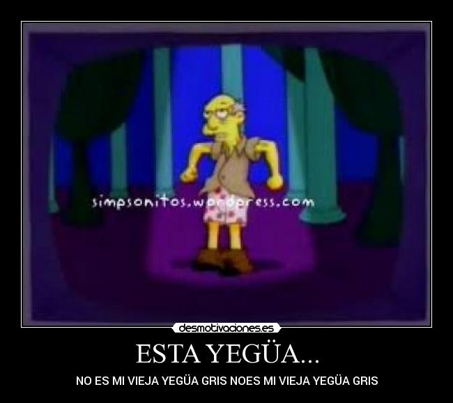 ESTA YEGÜA... -