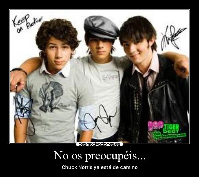 No os preocupéis... - Chuck Norris ya está de camino