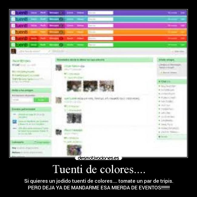 Tuenti de colores.... - 