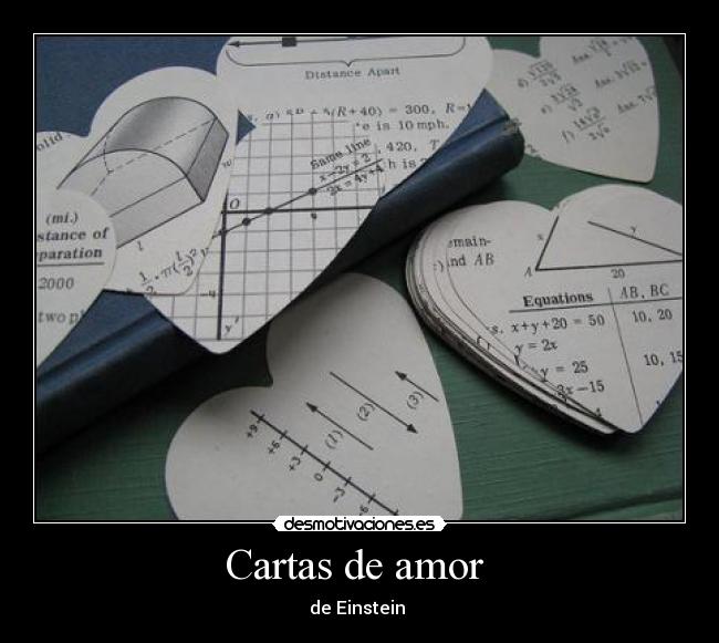 Cartas de amor  - de Einstein 