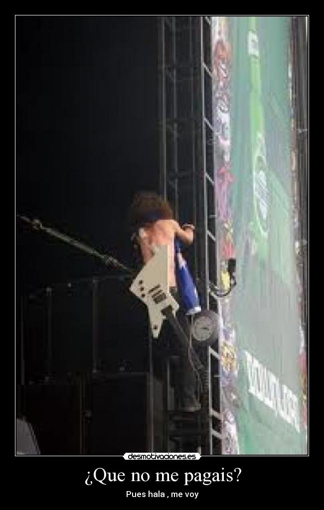 carteles rock desmotivaciones