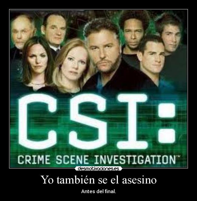 Yo también se el asesino - 