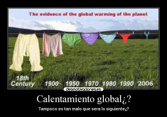 Calentamiento global¿? -